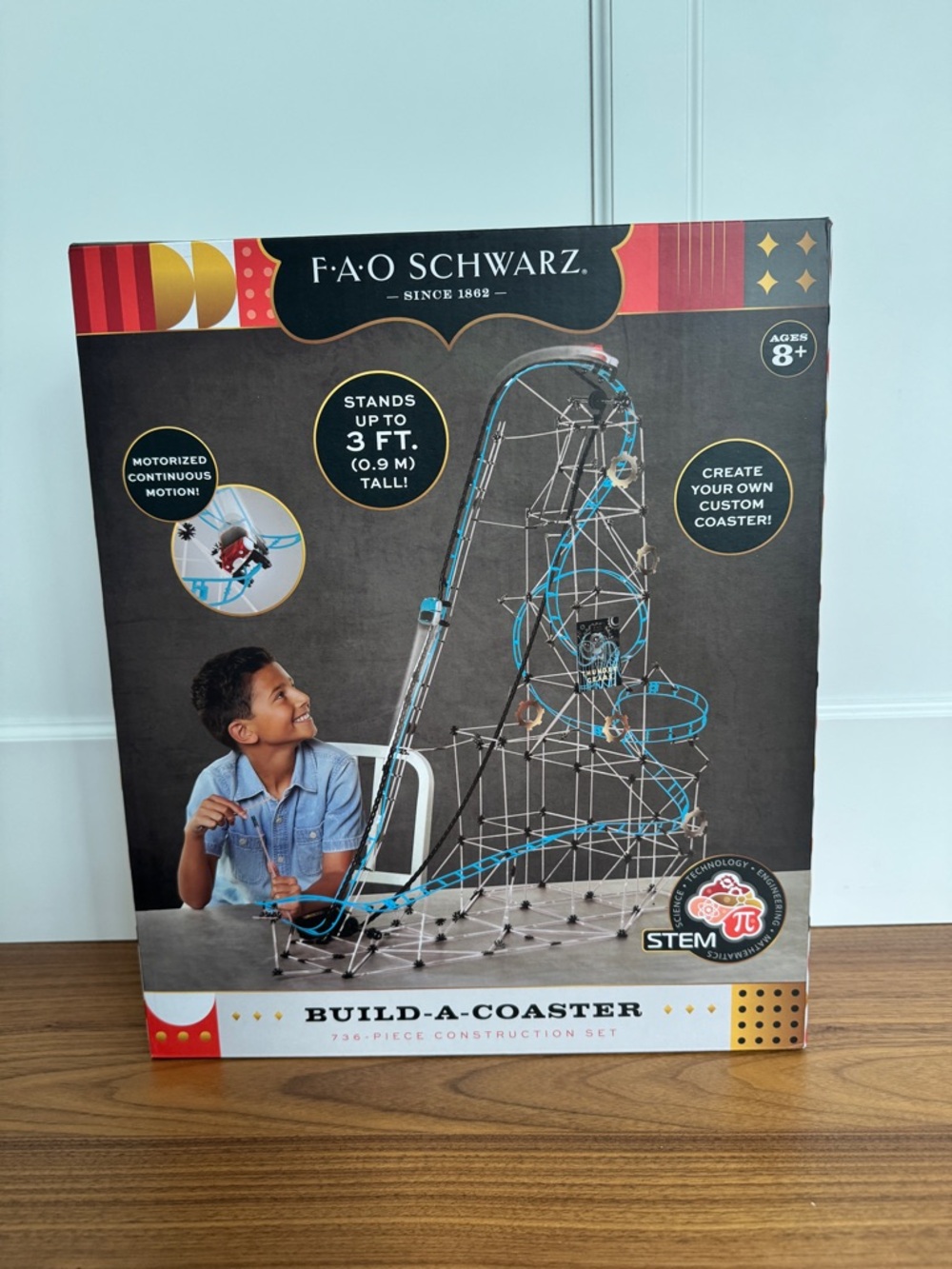 FAO Schwarz Build-A-Coaster Kids Construction Set